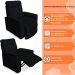 Poltrona do Papai Reclinável Manual Comfort Veludo Preto - Montanaris Decor