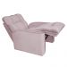 Poltrona do Papai Reclinável Manual Comfort Veludo Rosê - Montanaris Decor
