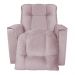 Poltrona do Papai Reclinável Manual Comfort Veludo Rosê - Montanaris Decor