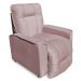 Poltrona do Papai Reclinável Manual Comfort Veludo Rosê - Montanaris Decor