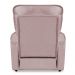 Poltrona do Papai Reclinável Manual Comfort Veludo Rosê - Montanaris Decor