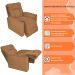 Poltrona do Papai Reclinável Manual Comfort Veludo Terracota - Montanaris Decor