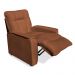 Poltrona do Papai Reclinável Manual Comfort Veludo Terracota - Montanaris Decor