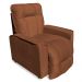 Poltrona do Papai Reclinável Manual Comfort Veludo Terracota - Montanaris Decor