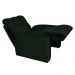 Poltrona do Papai Reclinável Manual Comfort Veludo Verde - Montanaris Decor