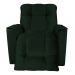 Poltrona do Papai Reclinável Manual Comfort Veludo Verde - Montanaris Decor