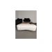 Puff Calçadeira Sala Decorativo Orgânico 1,60 cm Boucle Bege - Montanaris Decor