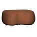 Puff Decorativo Beatriz Veludo Terracota  - Montanaris Decor