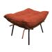 Puff Decorativo Costela Veludo Terracota - Montanaris Decor