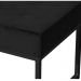 Puff Decorativo Karina Base Preta Veludo Preto - Montanaris Decor