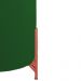 Puff Decorativo Thor Ferro Base Bronze Veludo Verde - Montanaris Decor