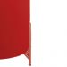 Puff Decorativo Thor Ferro Base Bronze Veludo Vermelho - Montanaris Decor