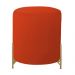 Puff Decorativo Thor Ferro Base Gold Veludo Terracota - Montanaris Decor