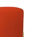 Puff Decorativo Thor Ferro Base Gold Veludo Terracota - Montanaris Decor