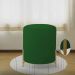 Puff Decorativo Thor Ferro Base Gold Veludo Verde - Montanaris Decor