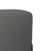 Puff Decorativo Thor Ferro Base Preta Veludo Cinza - Montanaris Decor