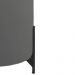 Puff Decorativo Thor Ferro Base Preta Veludo Cinza - Montanaris Decor