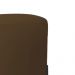Puff Decorativo Thor Ferro Base Preta Veludo Marrom - Montanaris Decor