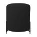 Puff Decorativo Thor Ferro Base Preta Veludo Preto - Montanaris Decor