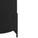Puff Decorativo Thor Ferro Base Preta Veludo Preto - Montanaris Decor