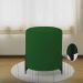 Puff Decorativo Thor Ferro Base Preta Veludo Verde  - Montanaris Decor
