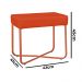 Puff Decorativo Unna Base Bronze Veludo Terracota  - Montanaris Decor