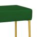 Puff Decorativo Unna Base Gold Veludo Verde - Montanaris Decor