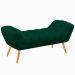 Recamier Calçadeira Casal Quenn 160cm Ayla Veludo Verde - Montanaris Decor