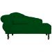 Recamier Larissa Lado Direito 1,20 cm Veludo Verde - Montanaris Decor
