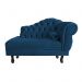Recamier Larissa Lado Esquerdo 1,20 cm Veludo Azul Marinho - Montanaris Decor