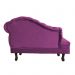 Recamier Larissa Lado Esquerdo 1,20 cm Veludo Roxo - Montanaris Decor