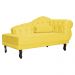Recamier Larissa Lado Esquerdo 1,50 cm Veludo Amarelo - Montanaris Decor