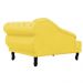 Recamier Larissa Lado Esquerdo 1,50 cm Veludo Amarelo - Montanaris Decor
