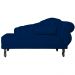 Recamier Larissa Lado Esquerdo 1,50 cm Veludo Azul Marinho - Montanaris Decor