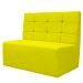 Sofá Canto Alemão Veludo Amarelo - Montanaris Decor