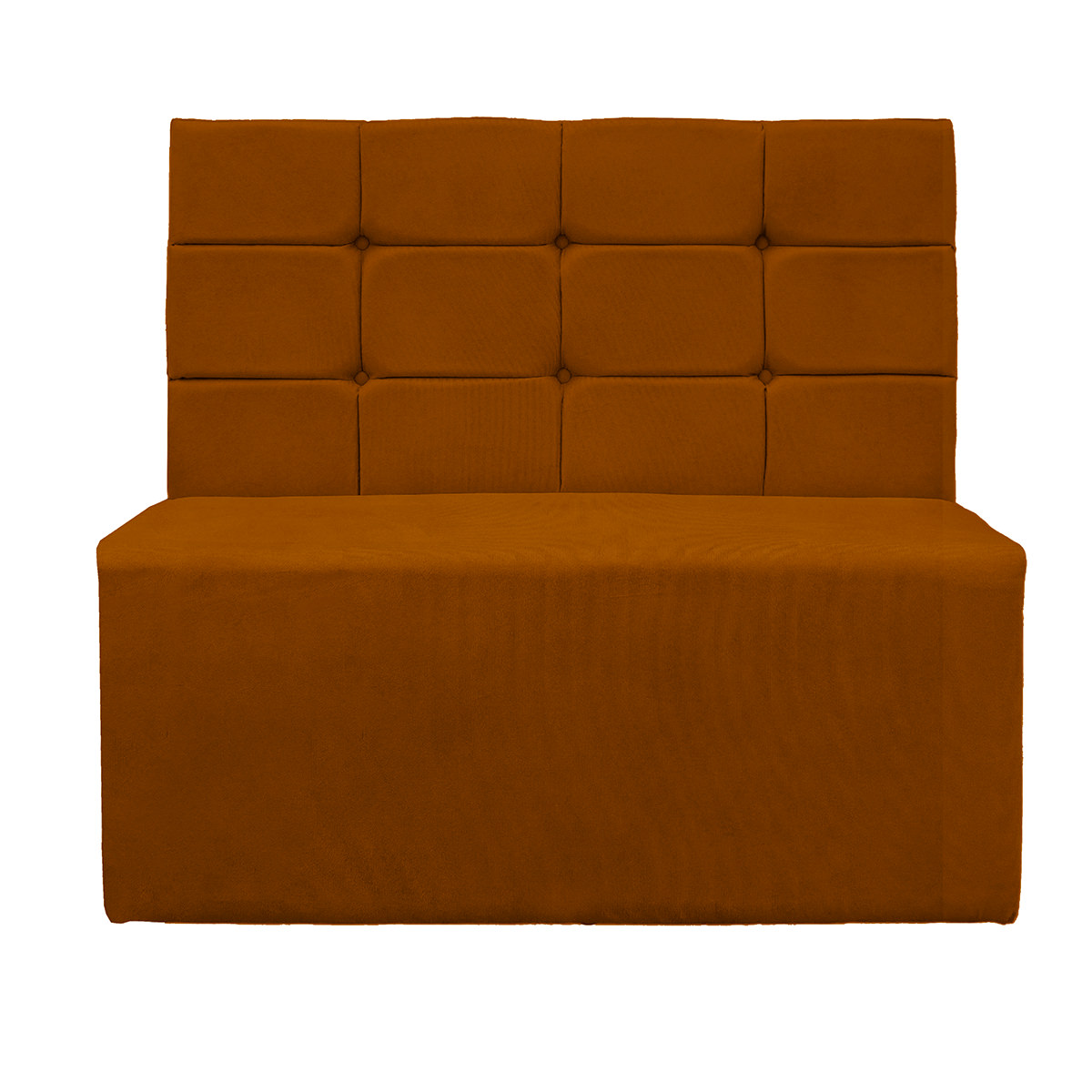 Sofá Canto Alemão Veludo Terracota - Montanaris Decor