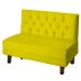 Sofá Canto Italy Veludo Amarelo - Montanaris Decor