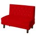 Sofá Canto Italy Veludo Vermelho - Montanaris Decor