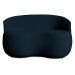 Sofá Namoradeira 2 Lugares Decorativa Lara Veludo Azul Marinho/PU Preto - Montanaris Decor