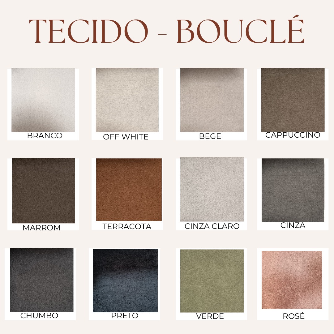 Sofá Orgânico 2 Lugares C/2 Almofadas Curvo Sala Recepção Luna Boucle Branco - Montanaris Decor