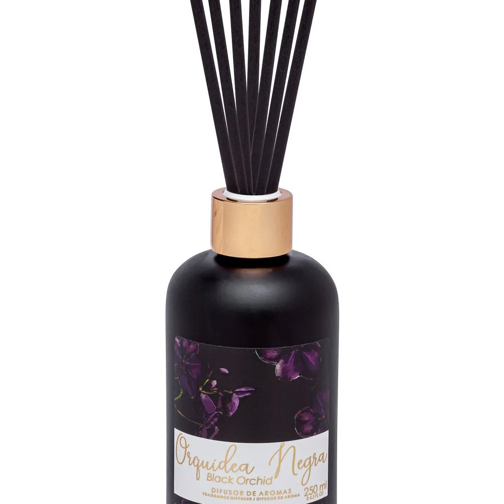 Difusor de Aromas Equilíbrio Mels Brushes 250mL Orquidea Negra