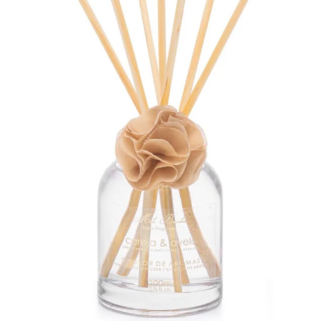 Difusor de Aromas Luxo Mels Brushes 200mL Cereja e Avelã