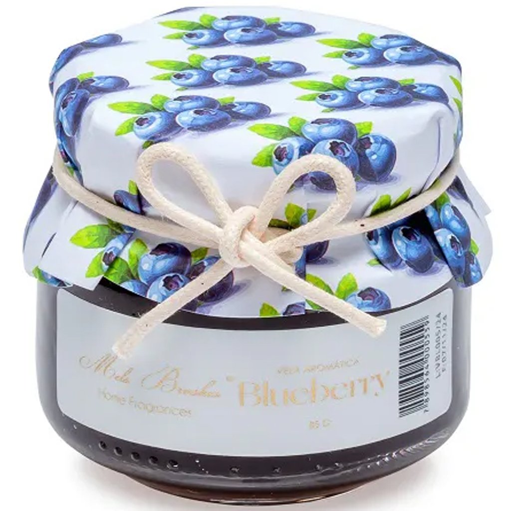 Vela Aromática Geleia de Frutas Perfumada Mels Brushes 85g Blueberry