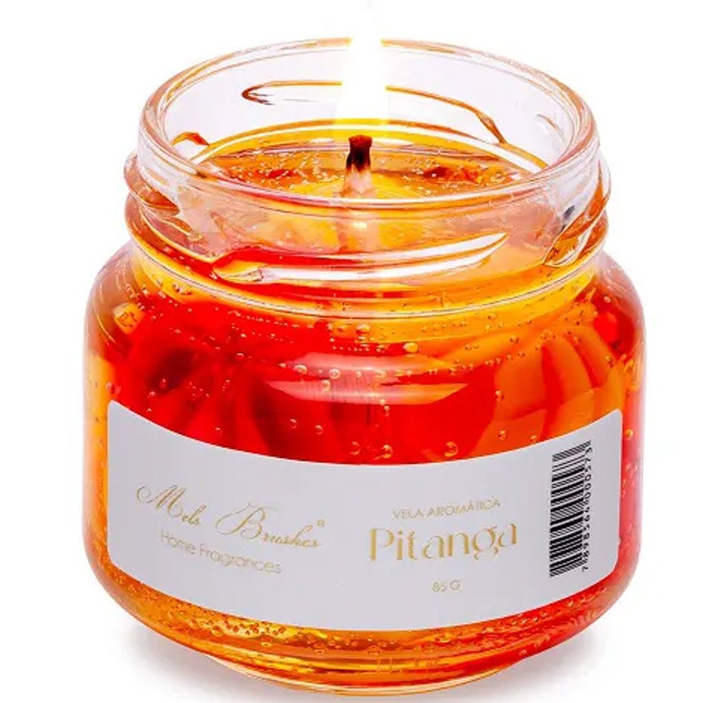 Vela Aromática Geleia de Frutas Perfumada Mels Brushes 85g Pitanga