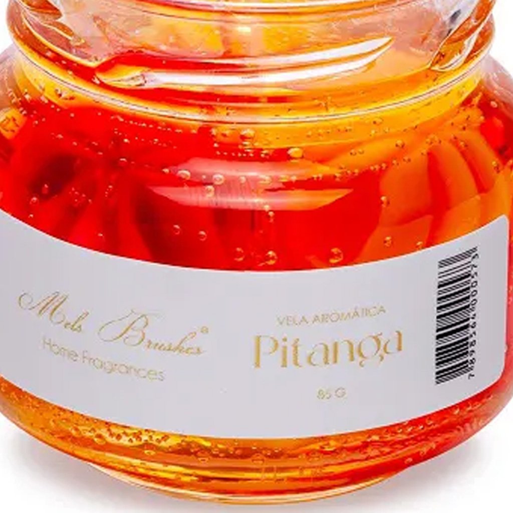 Vela Aromática Geleia de Frutas Perfumada Mels Brushes 85g Pitanga