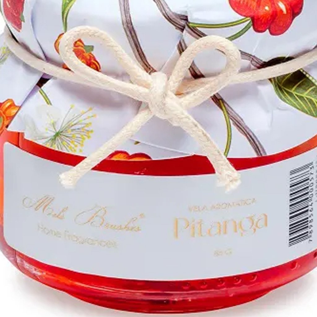 Vela Aromática Geleia de Frutas Perfumada Mels Brushes 85g Pitanga