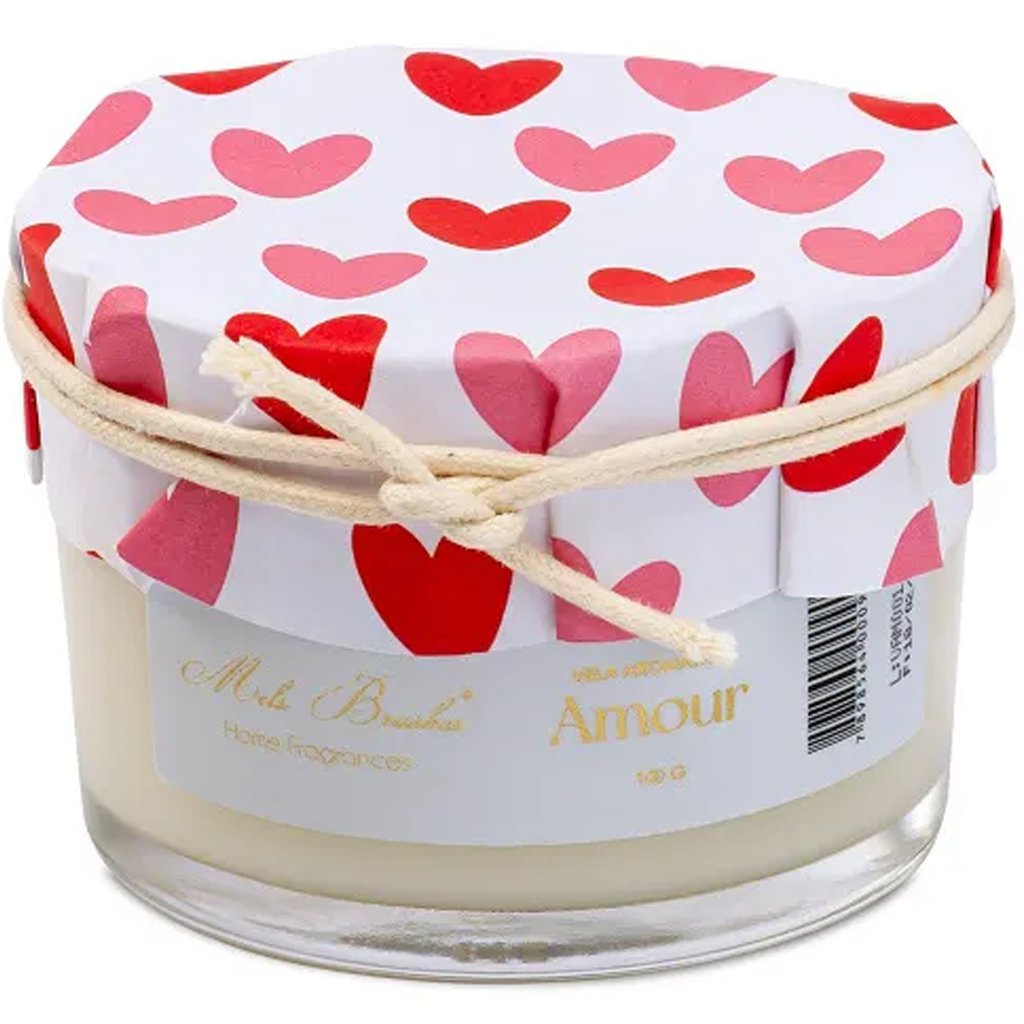 Vela Aromática Perfumada Mels Brushes 100g Amour