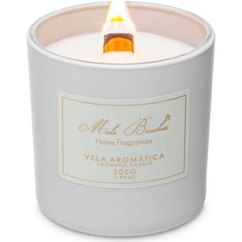Vela Aromática Perfumada Mels Brushes 200g Bétula Branca