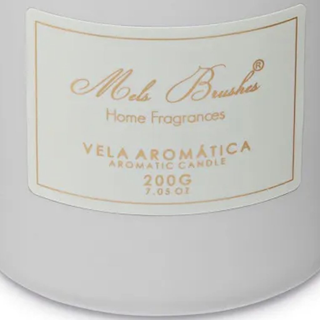 Vela Aromática Perfumada Mels Brushes 200g Bétula Branca