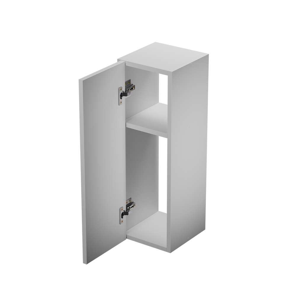 Armário Organizador Multiuso Branco com Porta para Banheiro